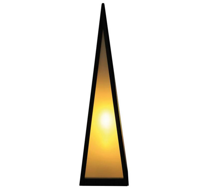 Luxform LED Gartenleuchte Luxform Garten Beleuchtung Batteriebetriebene Pyramidenlampe - 45 cm, LED fest integriert, Standleuchte Garten von Luxform