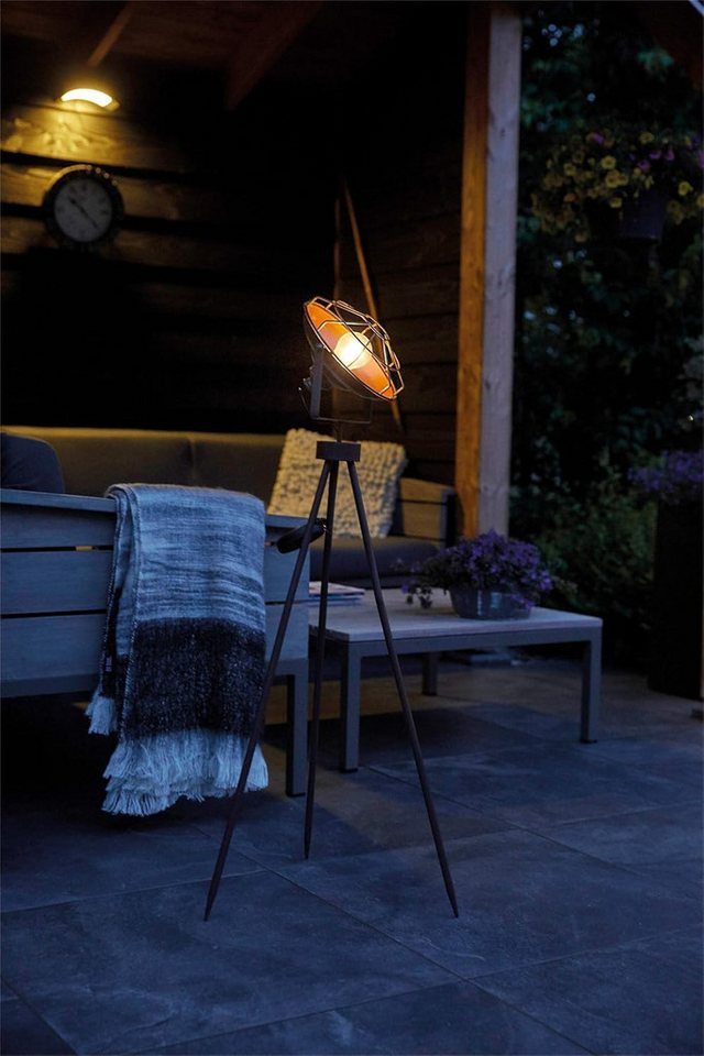 Luxform LED Gartenleuchte Luxform Solar LED Studiolampe Dresden Gartenbeleuchtung 80cm hoch, LED fest integriert von Luxform