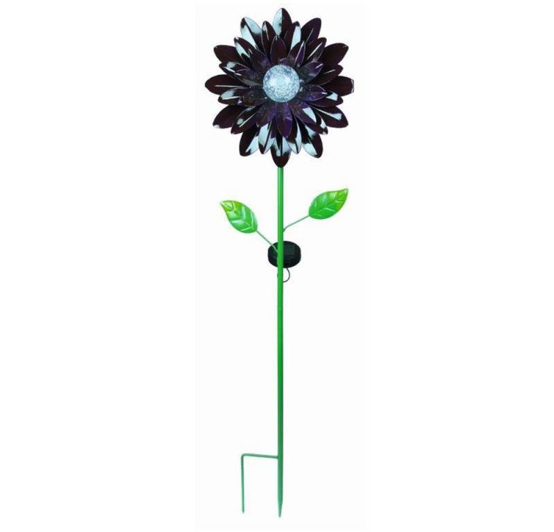 Luxform LED Gartenleuchte Solarblume Dahlia Gartenleuchte Blüte Blumen LED, LED fest integriert von Luxform
