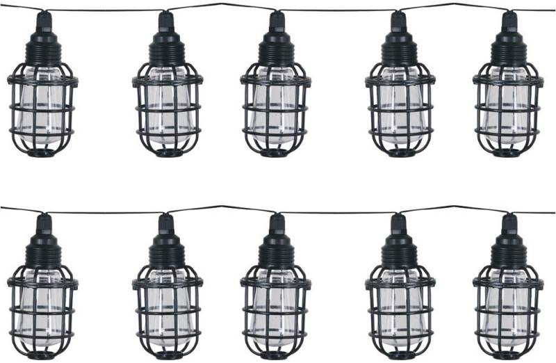 Luxform Lichterkette Solar-Lichterkette Corsica Partybeleuchtung 10xLED, Aus Kunststoff gefertigt von Luxform