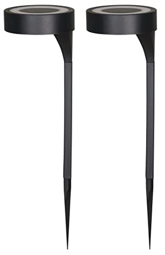 Luxform Lighting AYR Solar-LED-Gartenleuchte, Orange nach oben und unten, 2 Stück, 365 Tage von Luxform