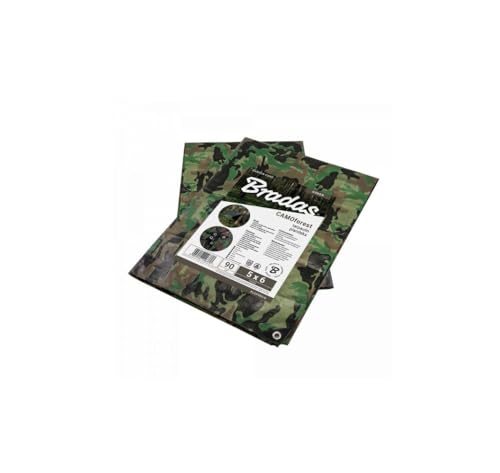 TARP Parent - Abdeckplane mit Ösen (3 x 3m, Camo) von Luxin