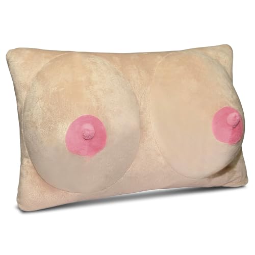 LuxoCare Lustige 3D-Kissen Witziges Kuschelkissen - Weiches Wohnkissen für Sofa, Lustiges Geschenk für Männer und Frauen von LuxoCare
