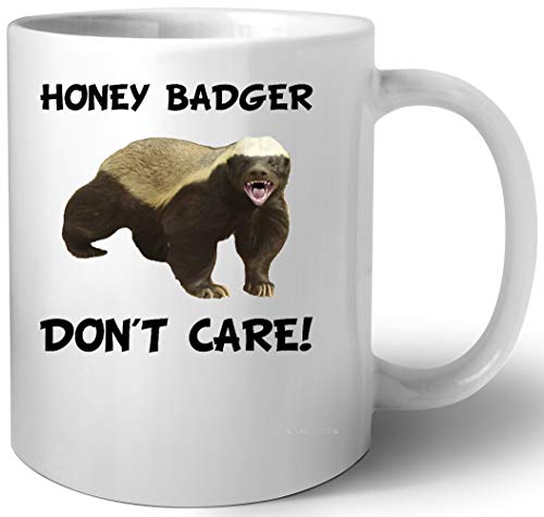Honey Badger Don't Care Keramik Tassen Mug von Luxogo
