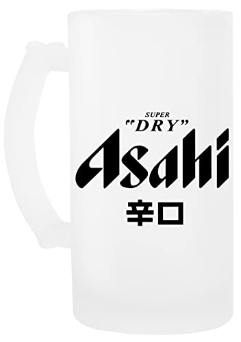 Luxogo Asahi Super Dry Design Glas Bier Becher Beer Mug von Luxogo