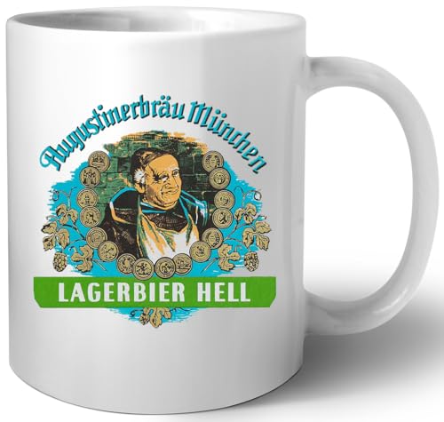 Luxogo Augustiner Munich Bee.Lagerbier Hell Keramik Tassen Mug von Luxogo