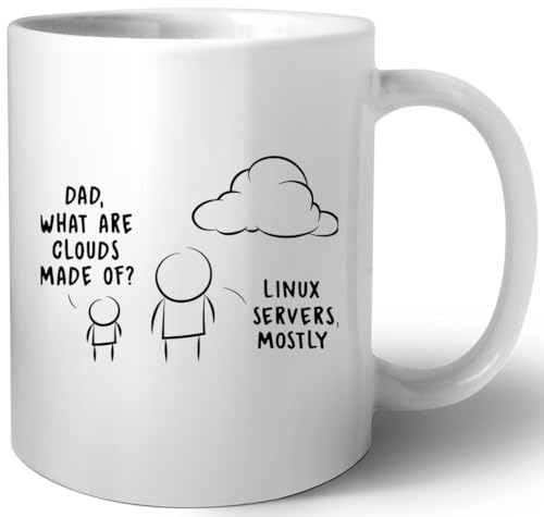 Luxogo Dad, What Are Clouds Made Of Keramik Tassen Mug von Luxogo