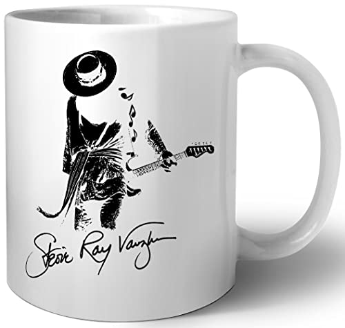 SRV Vintage Stevie Ray Vaughan Keramik Tassen Mug von Luxogo
