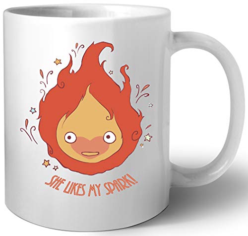 She Likes My Spark! Keramik Tassen Mug von Luxogo