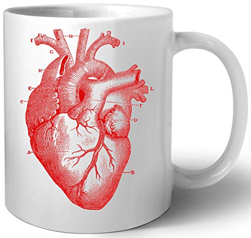 Überdimensional Anatomisch Herz Keramik Tassen Mug von Luxogo