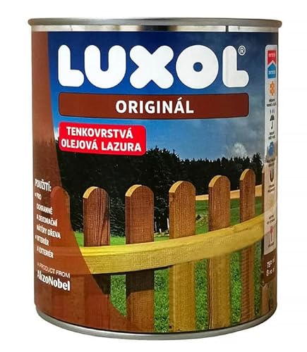 Luxol Original NEU Holzschutzlasur innen und außen 0,75 Liter Farbton oregon pinie von Luxol Original NEU