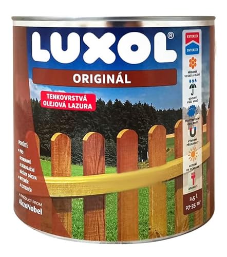 Luxol Original NEU Holzschutzlasur innen und außen 2,50 Liter Farbton palisander von Luxol Original NEU