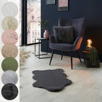 LUXOR living Fellteppich "Novara", fellförmig, 30 mm Höhe, Kunstfell, weiche Kaninchenfell-Haptik, waschbar, auch als 2er Set von Luxor Living