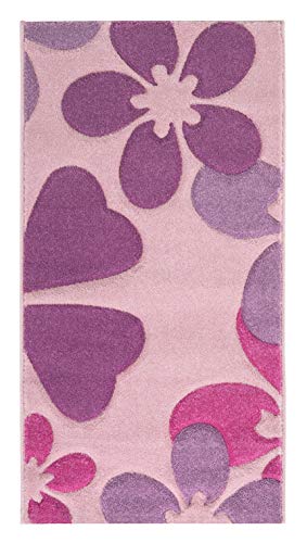 Luxor Living Spielteppich Flair Carving - Kinderteppich Mädchen mit Blumen Design - ideal als Spielteppich - Teppich Kinderzimmer Mädchen - pflegeleicht und strapazierfähig 80 x 150 cm Luxor Living Spielteppich Flair Carving - Kinderteppich Mädchen mit Blumen Design - ideal als Spielteppich - Teppich Kinderzimmer Mädchen - pflegeleicht und strapazierfähig 80 x 150 cm von -LUXOR- living