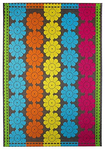 Luxor Living 721340 Teppich Samba, 133 x 190 cm, Blumen von Luxor Living