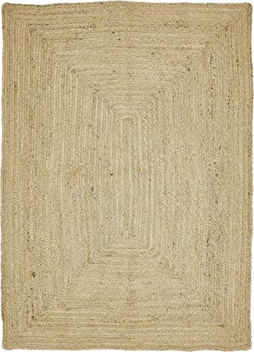 -LUXOR- living Naturteppich IBO gewebt aus 99% Jute und 1% Baumwolle, Creme 65 x 130 cm von -LUXOR- living