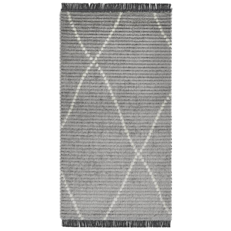 Luxor Living Teppich 'Ovada' hell-grau 80 x 150 cm von Luxor Living