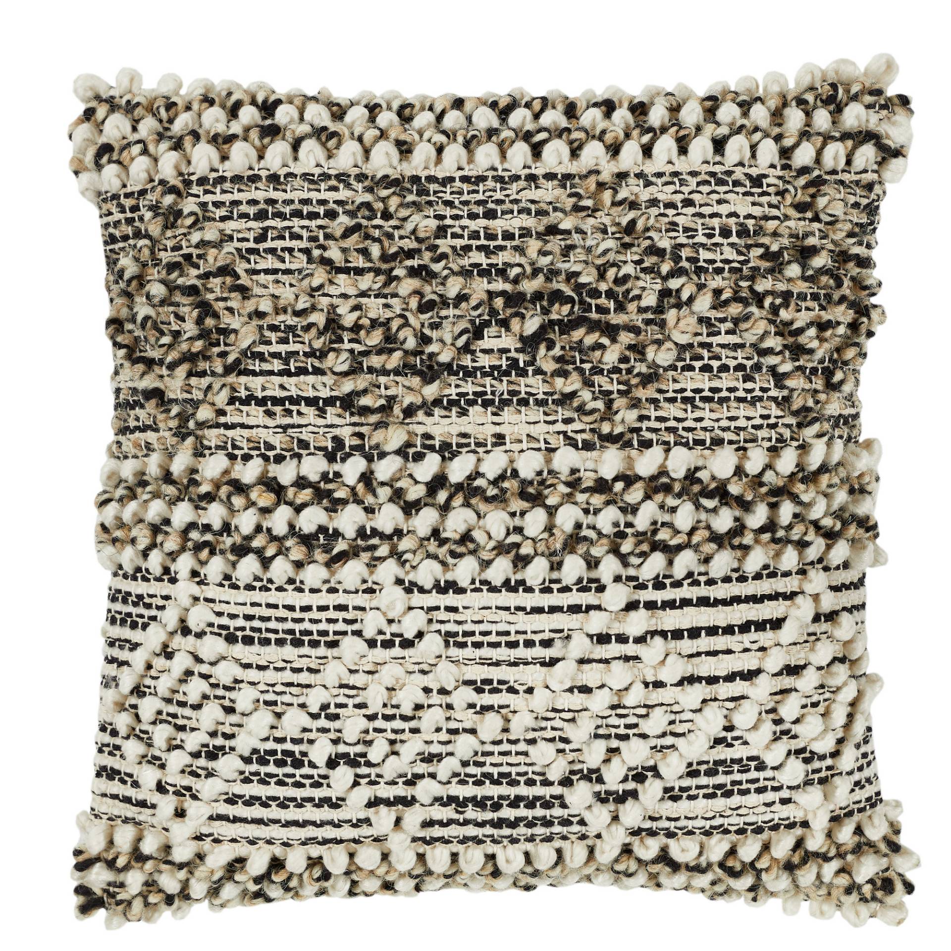 Luxor Living Wollkissen 'Isalie' creme/anthrazit 40 x 40 cm Luxor Living Wollkissen 'Isalie' creme/anthrazit 40 x 40 cm von Luxor Living