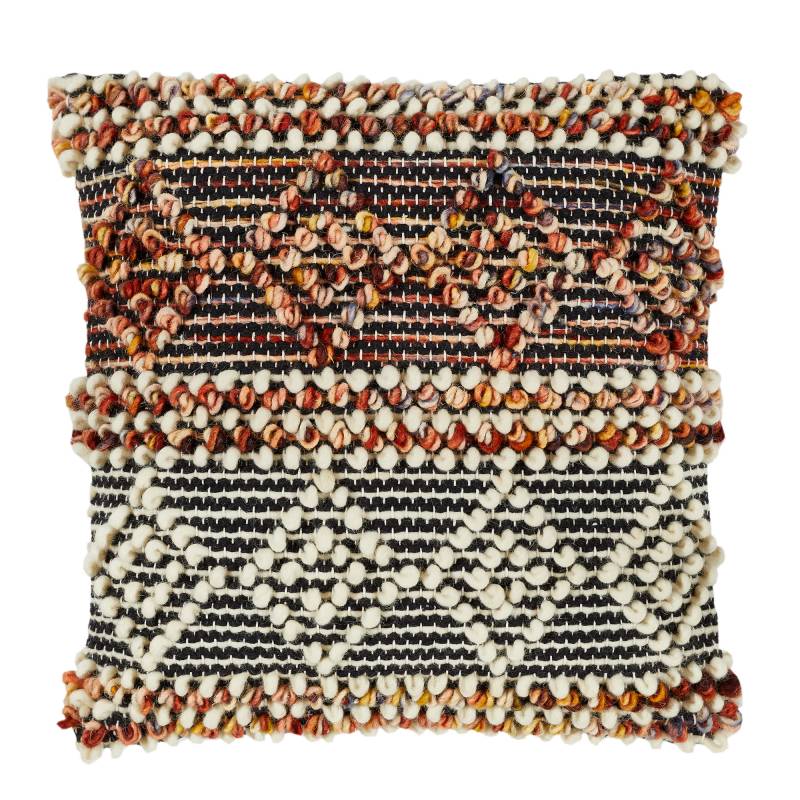 Luxor Living Wollkissen 'Isalie' creme/mehrfarbig 40 x 40 cm von Luxor Living