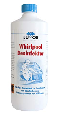 Whirlpool Desinfektor 1000ml - speziell für die Reinigung von Whirlpools, Badewannen, etc. von Luxor