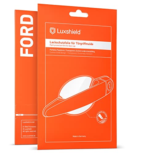 Luxshield Auto Türgriff Schutzfolie Griffmulde für Ford Explorer CX740 I 2024-2025 - Kratzschutz, Lackschutzfolie - Transparent glänzend von Luxshield