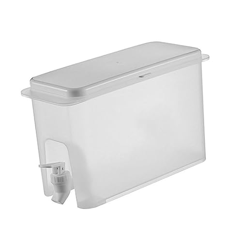 1Stück Kühlschrank Getränkespender Nachfüllbarer Kaltwasserhalter für Obsttee und Getränke Hochwertiges Material für Zuhause und Parties von Luxshiny