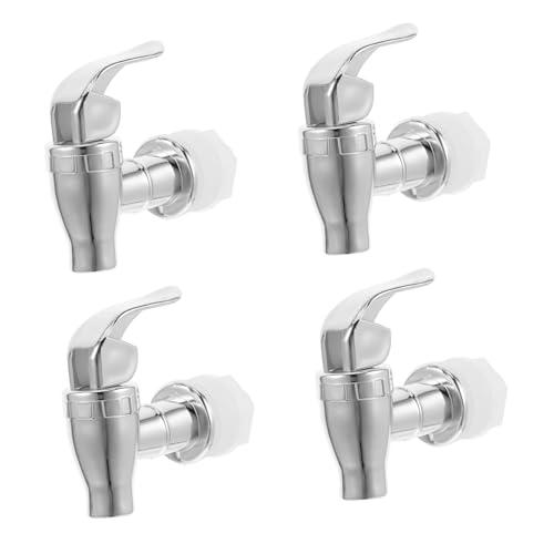 4 Stück Getränkespender Ersatzhahn Silber Druckwasserhahn für Verschiedene Getränke zu Installieren für Partys und Veranstaltungen 4 Stück Getränkespender Ersatzhahn Silber Druckwasserhahn für Verschiedene Getränke zu Installieren für Partys und Veranstaltungen von Luxshiny