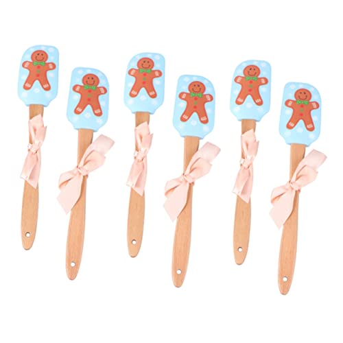 6 Stück Weihnachten Küche Gadget Weihnachten Silikon Spatel Mischen Butter Schaber Creme Butter Spatel Schaber 6 Stück Weihnachten Küche Gadget Weihnachten Silikon Spatel Mischen Butter Schaber Creme Butter Spatel Schaber von Luxshiny