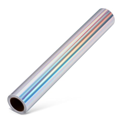 Luxshiny 1 Rolle Holographische Transferfolie Selbstklebende Vinylfolie für Fensterdekoration und Autoaufkleber Anzuwenden Stark Haftend Vielseitig Einsetzbar von Luxshiny