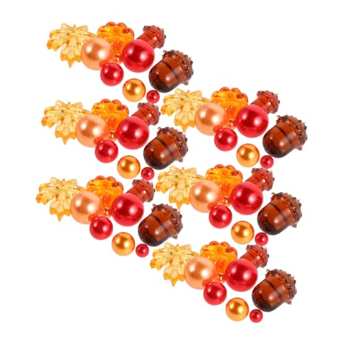 Luxshiny 1 Satz Kürbis Ahornblättern und Eicheln als Vase Füllmaterial für Thanksgiving Dekorative Perlen für Stilvolle Arrangements Luxshiny 1 Satz Kürbis Ahornblättern und Eicheln als Vase Füllmaterial für Thanksgiving Dekorative Perlen für Stilvolle Arrangements von Luxshiny