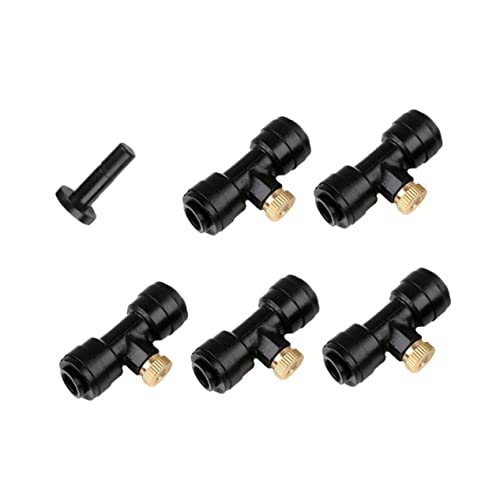 Luxshiny 1 Satz Messing Misting Düsen Set Sprühköpfe Steckdosen Stopfen für Effektive Bewässerung und Kühlung im Freien für Garten und Gewächshaus von Luxshiny