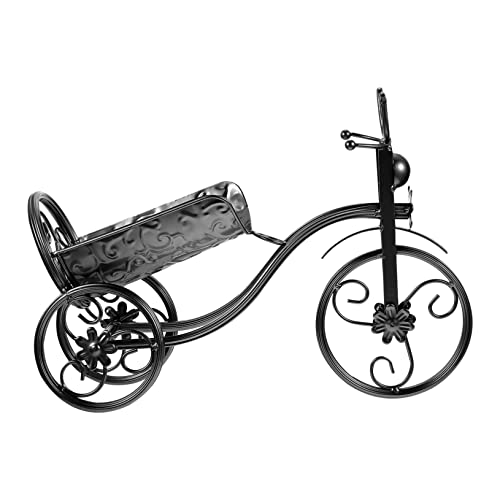 Luxshiny 1 Stück Fahrradform Weinständer aus Metall Rotwein Regal für Stilvolle Weinpräsentation und Aufbewahrung für Weinliebhaber und Radfahrer Platzsparend und von Luxshiny
