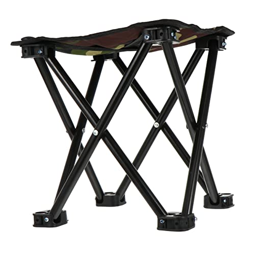 Luxshiny 1 Stück Klappstuhl für Angler Tragbarer Faltstuhl für Camping und Leicht und Robust Vielseitig Einsetzbar Einfache Handhabung für Garten und Outdoor Aktivitäten von Luxshiny