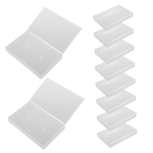 Luxshiny 10 Stück Band-Aufbewahrungsbox klare Bandverpackung Kassettenständer Kassetten-Organizer Aufbewahrungsregal für Kassetten Vitrine für Kassetten pp Transparent Luxshiny 10 Stück Band-Aufbewahrungsbox klare Bandverpackung Kassettenständer Kassetten-Organizer Aufbewahrungsregal für Kassetten Vitrine für Kassetten pp Transparent von Luxshiny