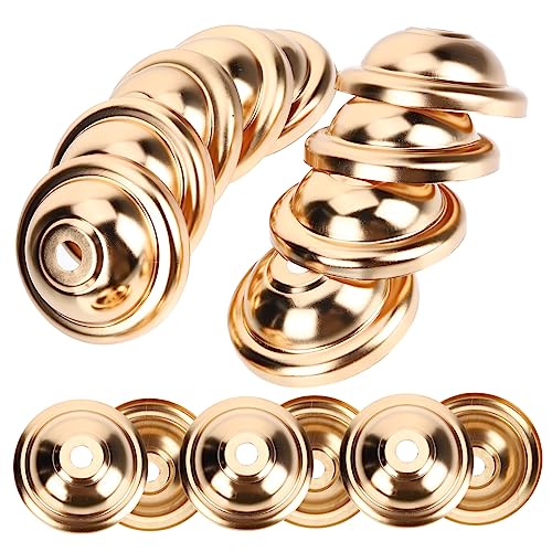 Luxshiny 10 Stück Deckenbaldachin Lampenabdeckung für LED Tischlampen Robuste Metallplatten für Hängelampe und Innenbeleuchtung für Wohnzimmer und Restaurants von Luxshiny
