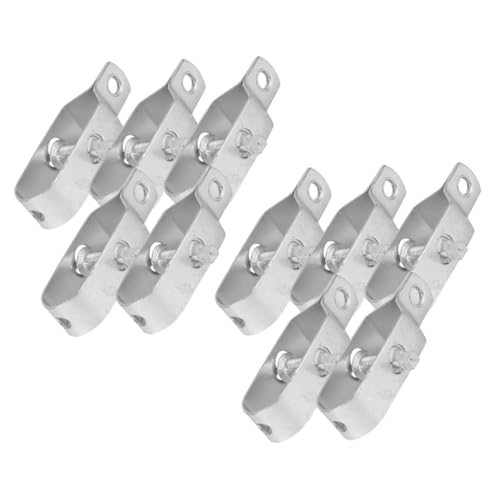 Luxshiny 10 Stück Heavy Duty Drahtseil Spanner Robuste Seilspannung für Garten Zaun und Industrielle Anwendungen Einfach zu Bedienen und für Spannung von Drähten und Seilen von Luxshiny