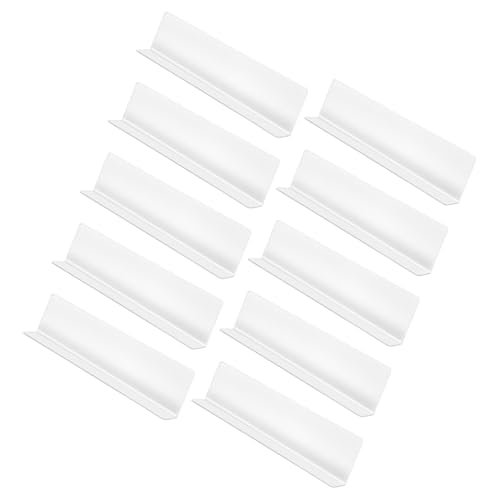 Luxshiny 10 Stück Klassifizierung Baffel Klare plastische Organisatoren Klare PVC -Teiler Kabinettsorganisationsteiler klare Regaltrenner Plastikschrankteiler Transparent von Luxshiny