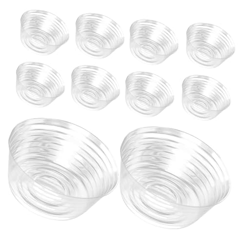 Luxshiny 10 Stück Teiliges Blumentopf Untersetzer Transparent Pflanzschalen für für Hydrokultur Vermeidung von Überschwemmungen von Luxshiny
