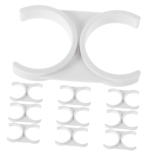Luxshiny 10 Stück Zubehör Für Wasserreiniger Wasserfilter Pe-rohrschellen Mehrzweck-schlauchklemmen Systemclip Blauer Verschlussclip Verschlussklammern Aus Kunststoff Weiß Plastik Luxshiny 10 Stück Zubehör Für Wasserreiniger Wasserfilter Pe-rohrschellen Mehrzweck-schlauchklemmen Systemclip Blauer Verschlussclip Verschlussklammern Aus Kunststoff Weiß Plastik von Luxshiny