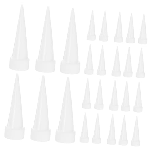 Luxshiny 100 Stück Teiliges Präziser Weißer Caulk Extension Nozzles Langlebige Leicht zu Reinigende Caulking Nozzle Tips für DIY und Profi Einfache Montage Abdichtung bei von Luxshiny