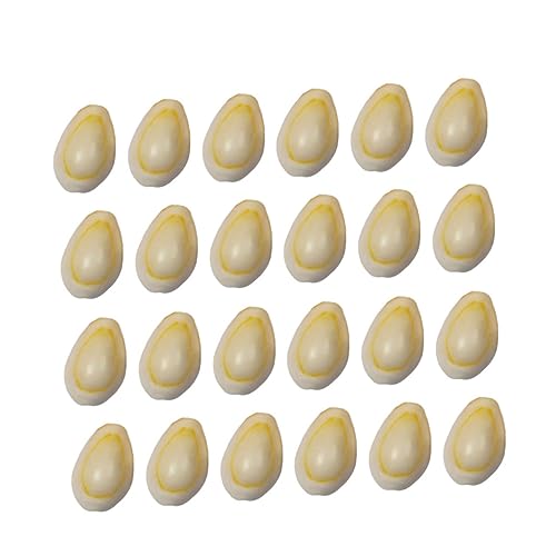 Luxshiny 100stücke Muschelornamente DIY-schmuckzubehör Goldfarbenes Kreismuster Verarbeitet Handgefertigtes Für Ohrringe Und Halsketten Meeresdekor Für Handwerkprojekte von Luxshiny