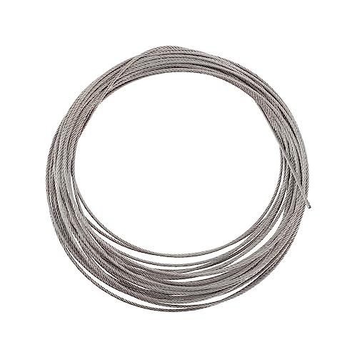 Luxshiny 10M Drahtseil Kabelgeländerseil für Wäscheaufhängung Stabil und Rostfrei für DIY Projekte und Verschiedene Aufhängungen Luxshiny 10M Drahtseil Kabelgeländerseil für Wäscheaufhängung Stabil und Rostfrei für DIY Projekte und Verschiedene Aufhängungen von Luxshiny