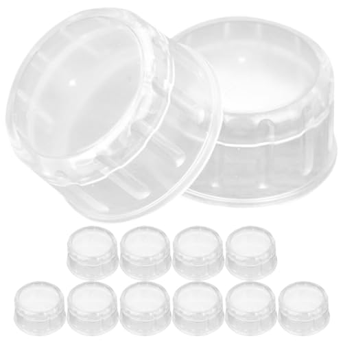 Luxshiny 12 Stück Shaker-Deckel Ersatz-Shaker-Becher-Abdeckung Bubble-Milch-Tee-Shaker-Becher-Kappen Shaker-Becher-Abdeckungen Saftbecher-Deckel Handgetränk-Mixer-Zubehör von Luxshiny