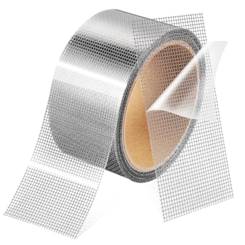 Luxshiny 1rolle Fenster-screen Reparaturband Selbstklebendes Netzgewebe Für Fenster Und Türen Wetterfestes Leicht Anzuwendendes Reparaturkit Für Bildschirme Luxshiny 1rolle Fenster-screen Reparaturband Selbstklebendes Netzgewebe Für Fenster Und Türen Wetterfestes Leicht Anzuwendendes Reparaturkit Für Bildschirme von Luxshiny