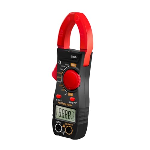 Luxshiny 1Satz Klemmenmultimeter Hochpräzises Multimeter für Elektroarbeiten Tragbarer Stromtester mit Ncv Induktionssensor und Taschenlampe Geeignet für Spannungs von Luxshiny