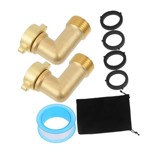 Luxshiny 1Satz Wasserhahn zu Schlauch Adapter Mehrzweckanschluss für Waschmaschinen und Geschirrspüler Robuste Konstruktion mit Gleichmäßiger Wasserabgabe Teiliges von Luxshiny
