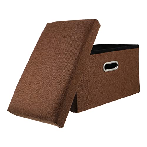 Luxshiny 1Stück Multifunktioneller Aufbewahrungshocker Faltbare Stauraum Box für Kinderzimmer Wohnzimmer und Unterwegs Strapazierfähiges Design Kaffee als Sitzgelegenheit Luxshiny 1Stück Multifunktioneller Aufbewahrungshocker Faltbare Stauraum Box für Kinderzimmer Wohnzimmer und Unterwegs Strapazierfähiges Design Kaffee als Sitzgelegenheit von Luxshiny