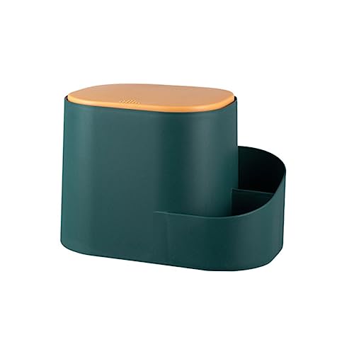 Luxshiny 1Stück Schreibtisch Mülleimer mit Deckel Stylischer Abfallbehälter für Zuhause oder Büro aus Hochwertigem Kompaktes Design für Kleine Abfälle von Luxshiny