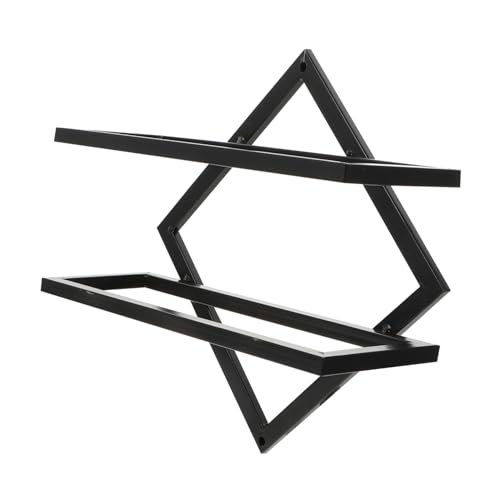 Luxshiny Modernes Wand-weinregal Aus Weinregal Mit Wandhalterung Wandmontiertes Weinständer Für Raumdekoration Und Funktionale Aufbewahrung von Luxshiny