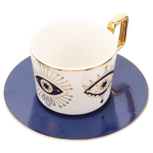 Luxshiny 1satz Evil Eye Kaffeetassen Untertasse Stilvolle Europäische Keramiktasse Für Kaffee Tee Milch Und Mehr Praktisch Und Langlebig Für Zuhause Büro Luxshiny 1satz Evil Eye Kaffeetassen Untertasse Stilvolle Europäische Keramiktasse Für Kaffee Tee Milch Und Mehr Praktisch Und Langlebig Für Zuhause Büro von Luxshiny